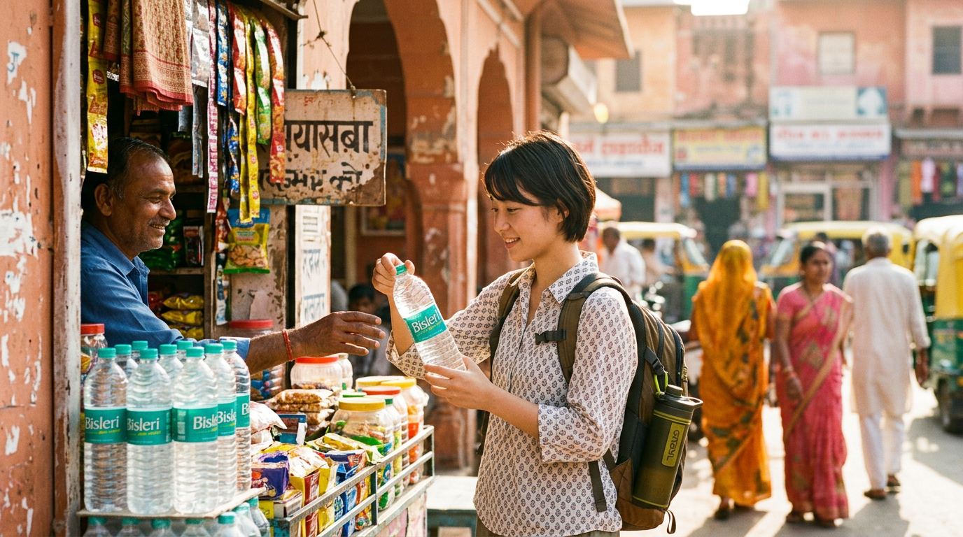 インドで安全な水分補給の鉄則!